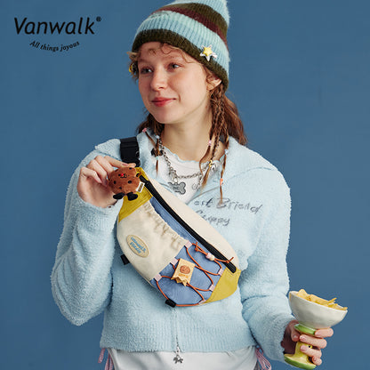 Vanwalk Multi-Pockets Lucky House  Crossbody Bag V2736