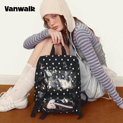 Ransel Seri Kuda Keberuntungan Januari Vanwalk dengan Banyak Kantong V3007