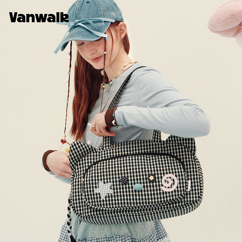 กระเป๋าสะพายไหล่แบบสมุดบันทึกดีไซน์น่ารักชุดบ้าน vanwalk รุ่น v3019