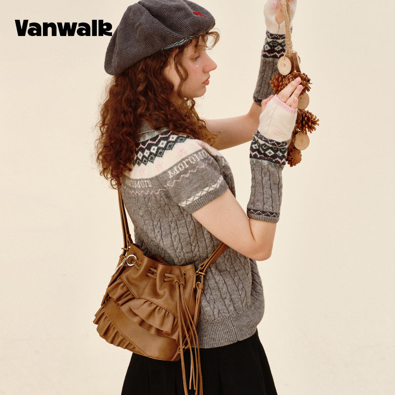 กระเป๋าสะพายไหล่ VANWALK ซีรีส์ Pingu รุ่นต้นฉบับ V2983