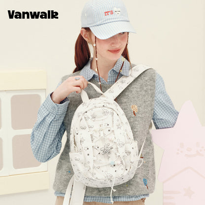VANWALK Planner House Lightweight Mini Backpack v3030