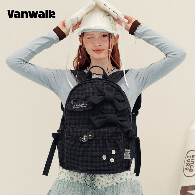 vanwalk Adorable Handmade Notebook House Series Backpack v3031