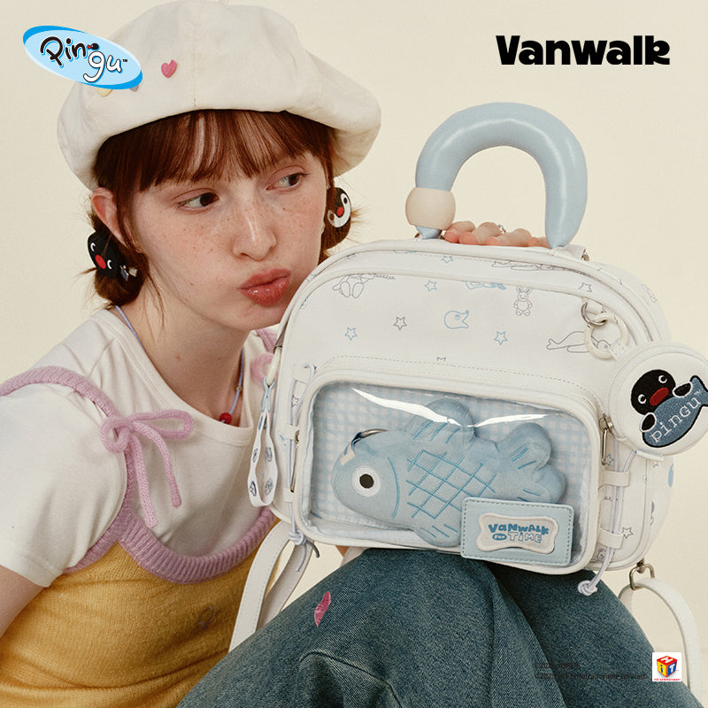 Vanwalk Tas Ransel Lucu Seri Kolaborasi Pain Bag Pingu V2927