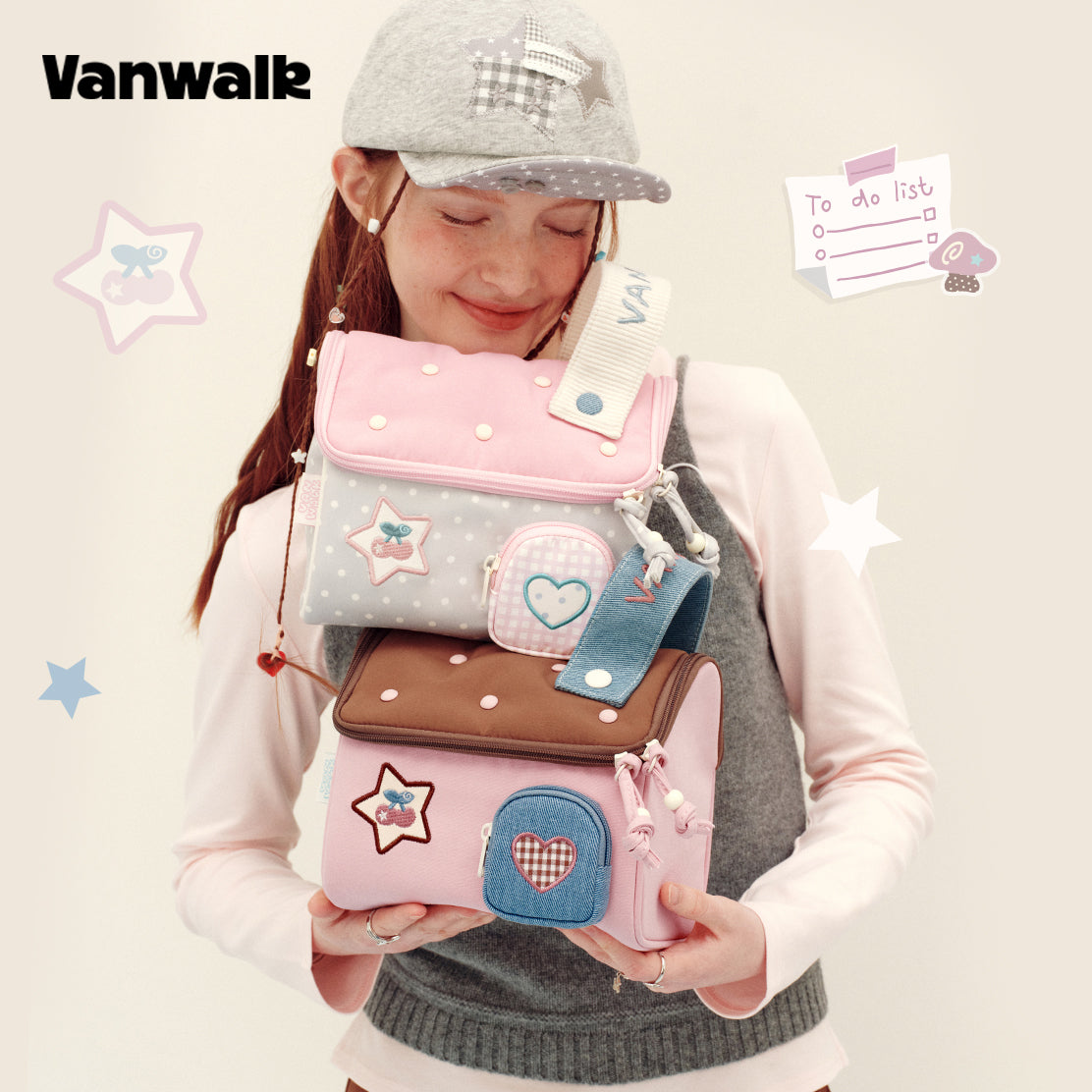 VANWALK Handmade Notebook Shop Series Makeup Bag vs97