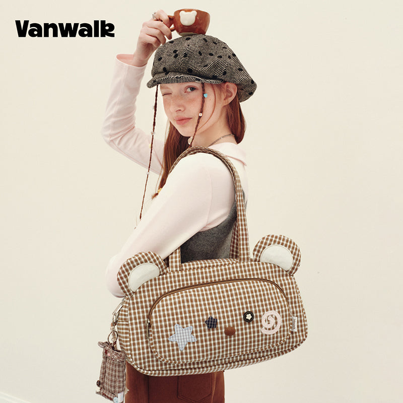 กระเป๋าสะพายไหล่แบบสมุดบันทึกดีไซน์น่ารักชุดบ้าน vanwalk รุ่น v3019
