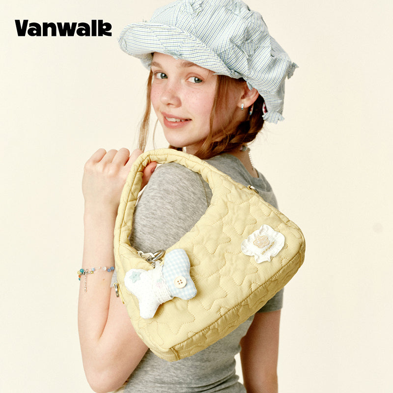 VANWALK Gulugulu 系列原創星星鏤空迷你肩背包 PU 手提包 V3051