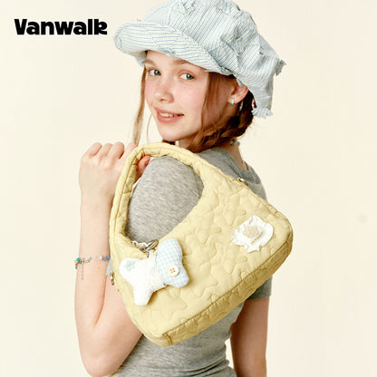 VANWALK Gulugulu 系列原創星星鏤空迷你肩背包 PU 手提包 V3051