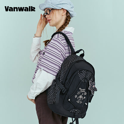 VANWALK แฟชั่น กรกฎาคม กระเป๋าเป้ไอเท็มเดี่ยว v2951
