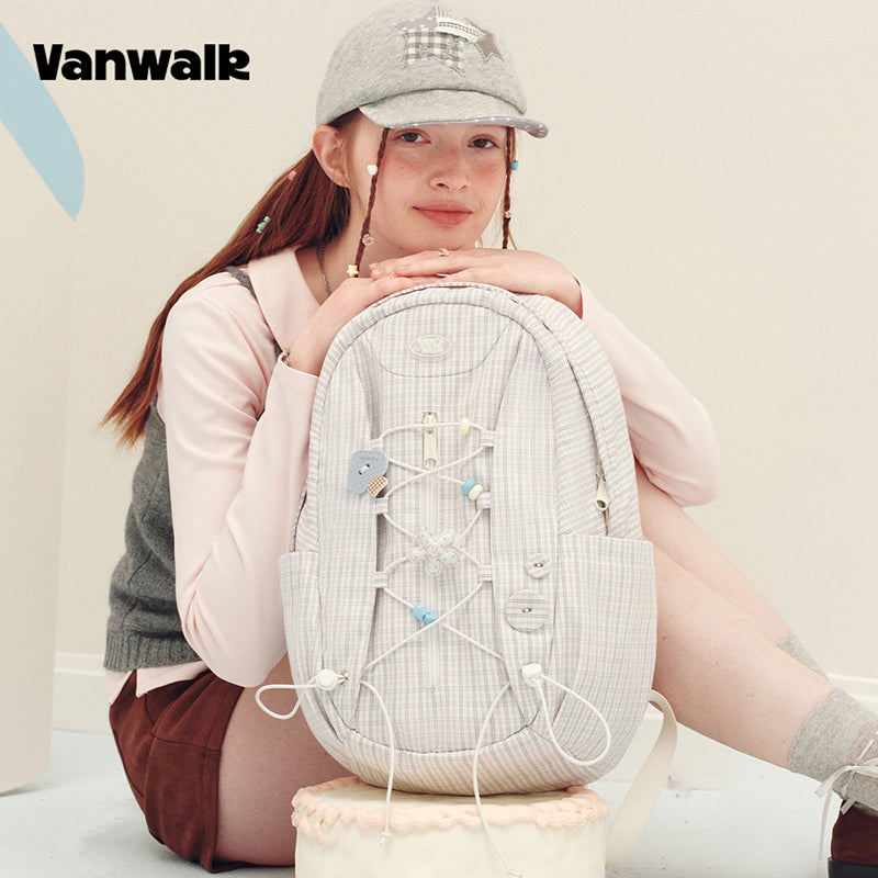 VANWALK Planner House Large-Capacity Book Backpack v3024
