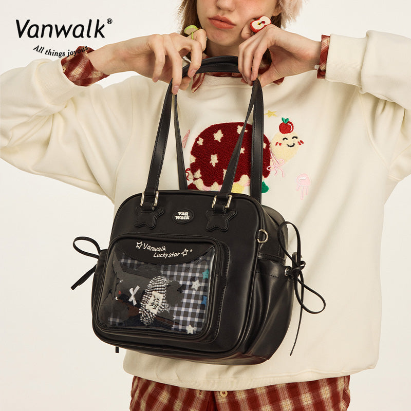 Vanwalk 多口袋聖誕肩背包V2873