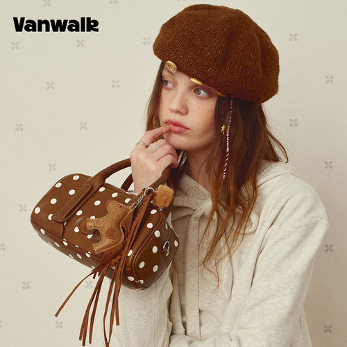 VANWALK กระเป๋าสะพายไหล่ดีไซน์น่ารัก ความจุใหญ่ รุ่น v3005