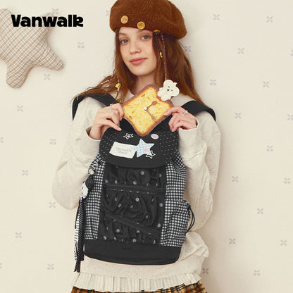 VANWALK 大容量手提包学生背包 V2916