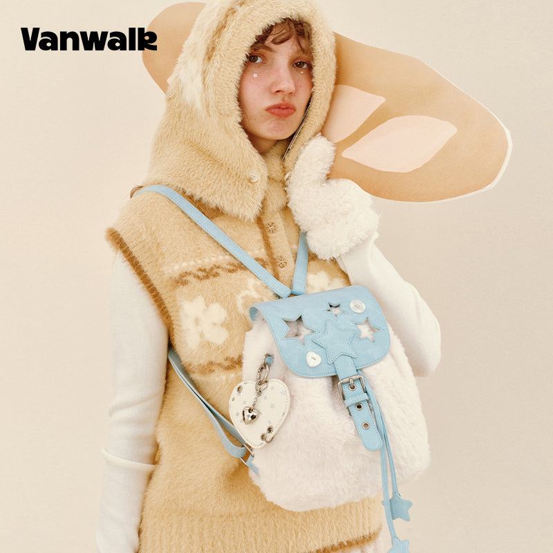 VANWALK กระเป๋าเป้สำหรับนักเรียนดีไซน์น่ารัก Lovely Note รุ่น v2904