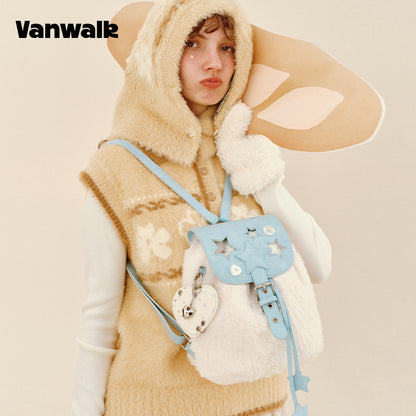VANWALK กระเป๋าเป้สำหรับนักเรียนดีไซน์น่ารัก Lovely Note รุ่น v2904