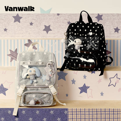 Ransel Seri Kuda Keberuntungan Januari Vanwalk dengan Banyak Kantong V3007