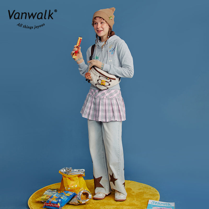 Vanwalk Multi-Pockets Lucky House  Crossbody Bag V2736