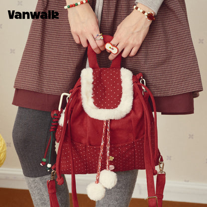 Tas Bahu Kapasitas Besar Koleksi Natal VANWALK v3002