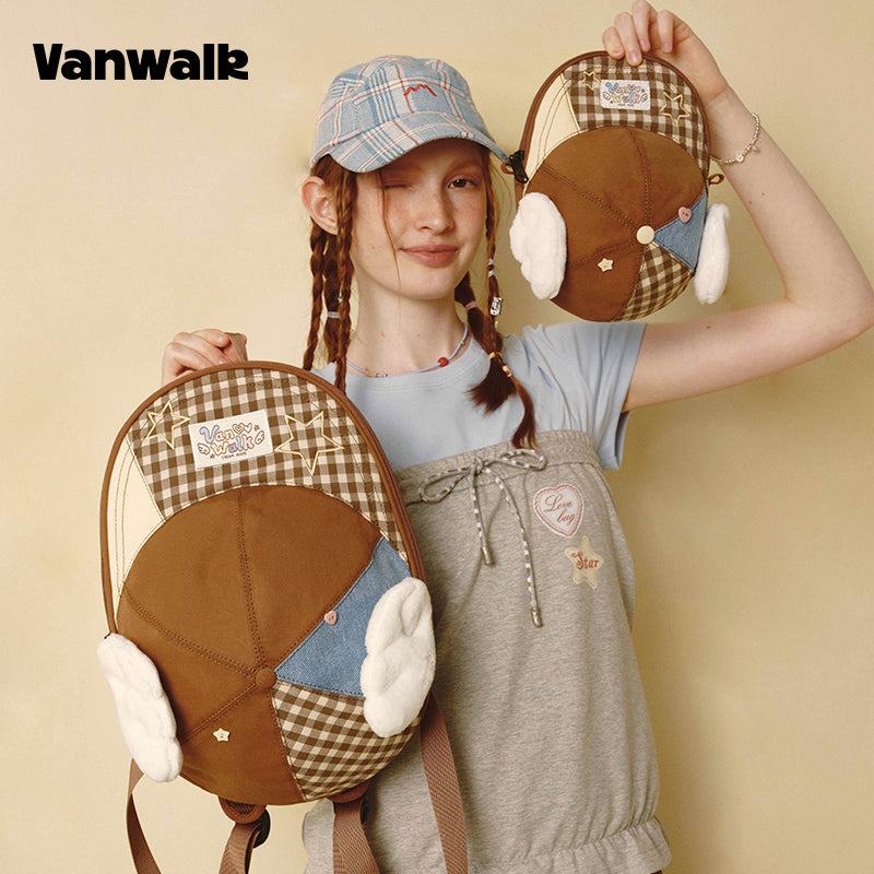 VANWALK Reka Bentuk Comel Beg Galas Pelajar Nota Lovely v2904