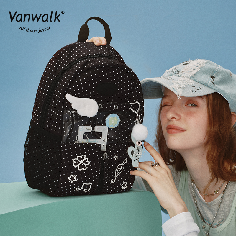 Vanwalk Multi-Pockets Happy Band Backpack V2901