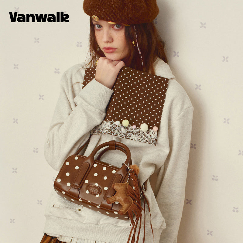VANWALK กระเป๋าสะพายไหล่ดีไซน์น่ารัก ความจุใหญ่ รุ่น v3005