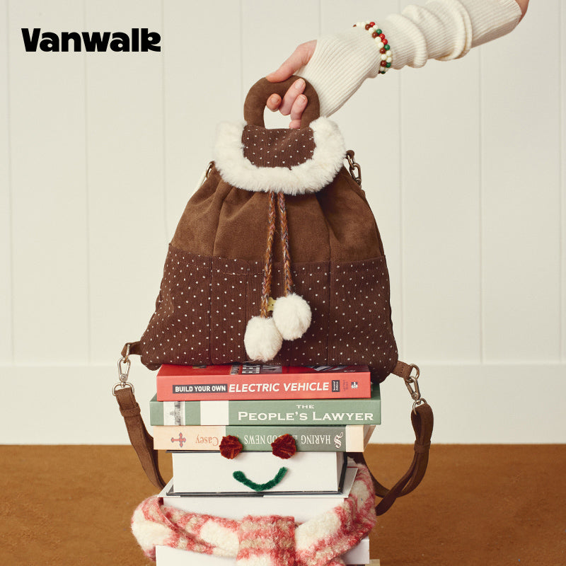 Tas Bahu Kapasitas Besar Koleksi Natal VANWALK v3002