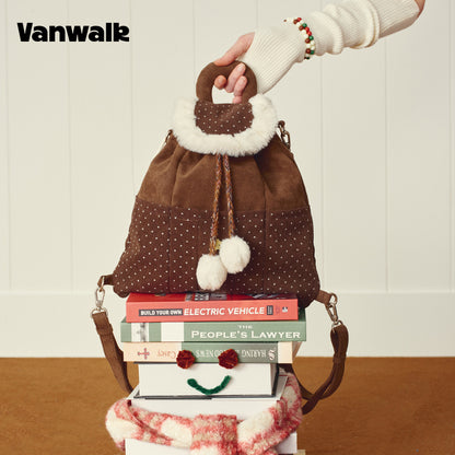 Tas Bahu Kapasitas Besar Koleksi Natal VANWALK v3002