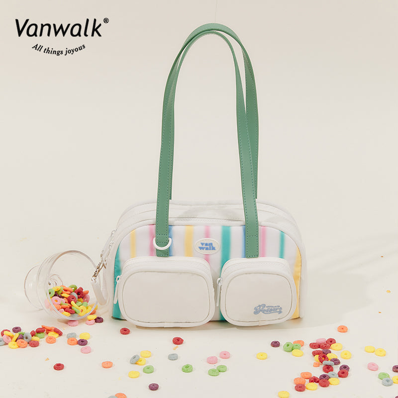 Vanwalk  Water-Resistant Summer Afternoon Tea  Shoulder Bag V2629
