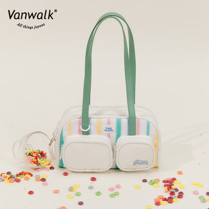 Vanwalk  Water-Resistant Summer Afternoon Tea  Shoulder Bag V2629