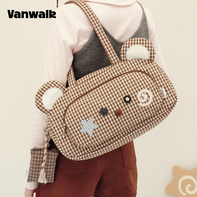 กระเป๋าสะพายไหล่แบบสมุดบันทึกดีไซน์น่ารักชุดบ้าน vanwalk รุ่น v3019