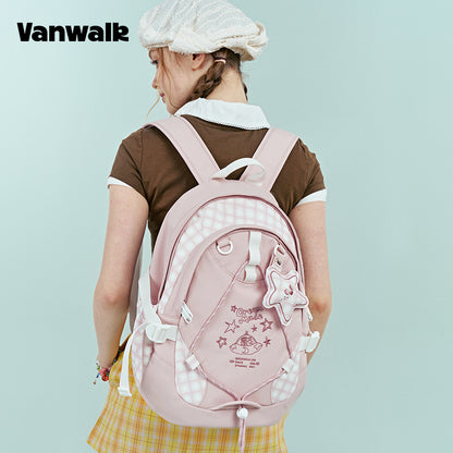 VANWALK แฟชั่น กรกฎาคม กระเป๋าเป้ไอเท็มเดี่ยว v2951