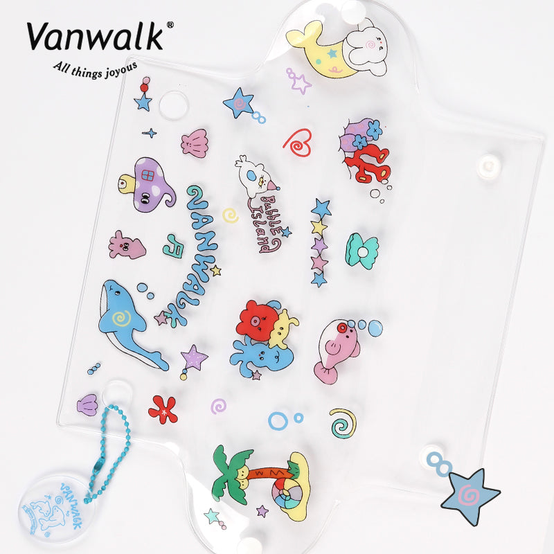 Vanwalk adorable Bubble Island Spectacle case K528