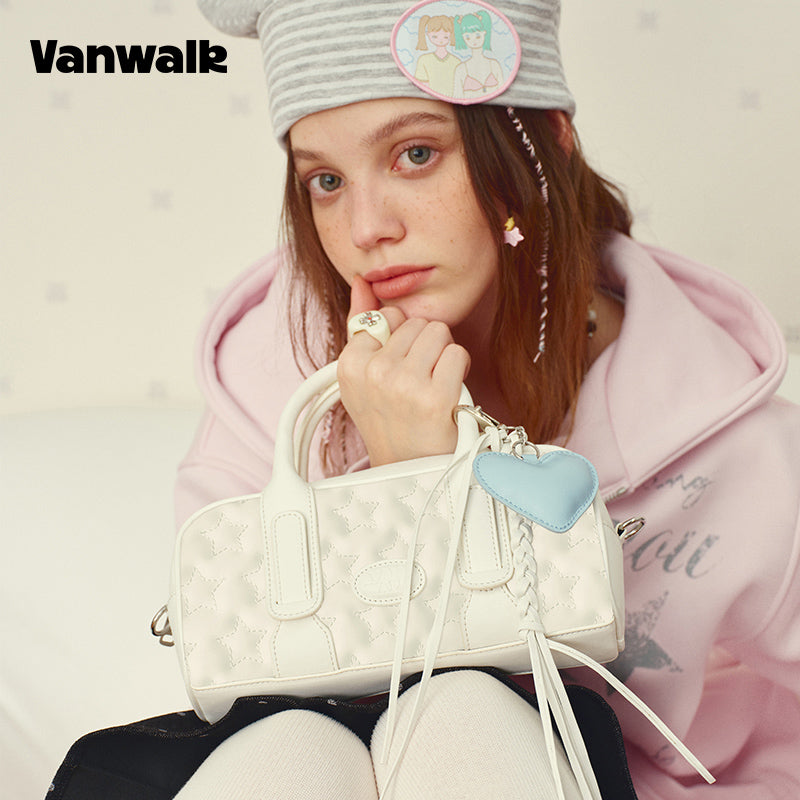 VANWALK กระเป๋าสะพายไหล่ดีไซน์น่ารัก ความจุใหญ่ รุ่น v3005
