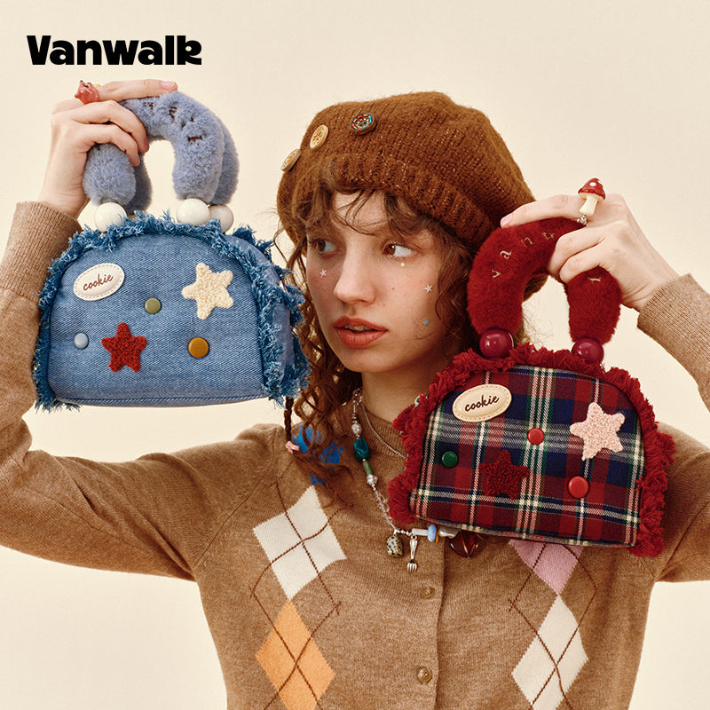 กระเป๋าสะพายไหล่ต้นฉบับ VANWALK Pinecone Tribe Series รุ่น V2992