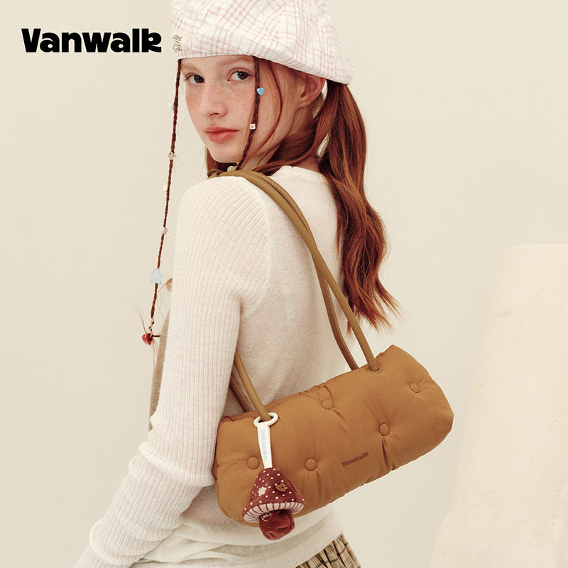 กระเป๋าสะพายไหล่รุ่นบ้านสมุดโน้ตดีไซน์เฉพาะ vanwalk v2994