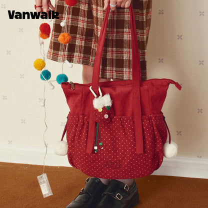 Tas Bahu Kapasitas Besar Koleksi Natal VANWALK v3002