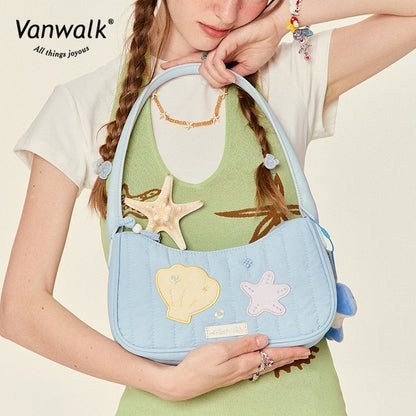 Vanwalk 通勤泡泡島肩背包 V2834