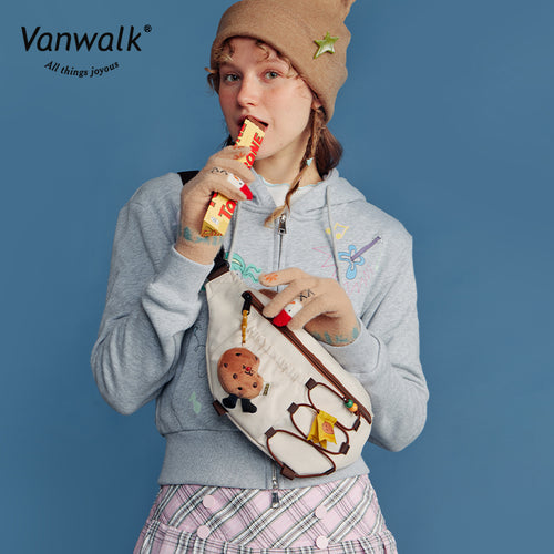 Vanwalk Multi-Pockets Lucky House  Crossbody Bag V2736