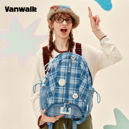 VANWALK Reka Bentuk Comel Beg Galas Pelajar Nota Lovely v2904