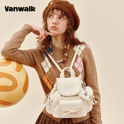 VANWALK Desain Imut Ransel Catatan Pelajar yang Menawan v2904