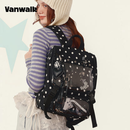 Ransel Seri Kuda Keberuntungan Januari Vanwalk dengan Banyak Kantong V3007