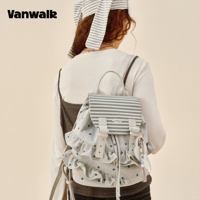 VANWALK かわいいデザイン ラブリーノート 学生用バックパック v2904