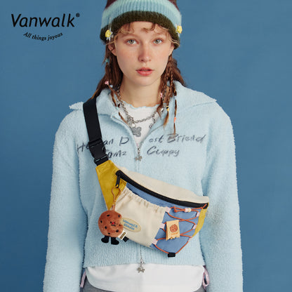 Vanwalk Multi-Pockets Lucky House  Crossbody Bag V2736