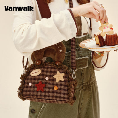 กระเป๋าสะพายไหล่ต้นฉบับ VANWALK Pinecone Tribe Series รุ่น V2992