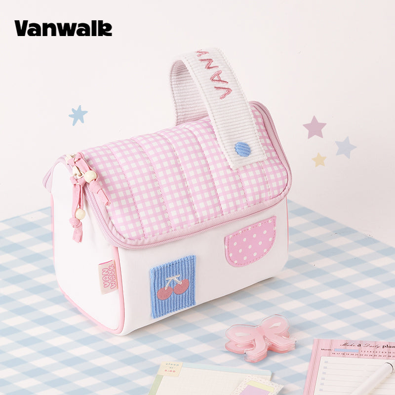 Vanwalk حقيبة تجميل بتصميم ريفي لطيف VS14 vs44