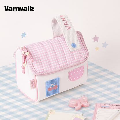 Vanwalk حقيبة تجميل بتصميم ريفي لطيف VS14 vs44