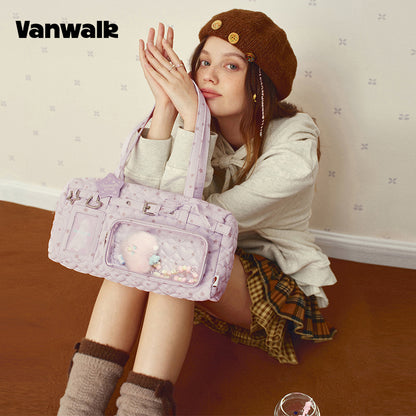 VANWALK Shoulder Bag ng Serye ng Malagkit na Bola ng Bigas v2995