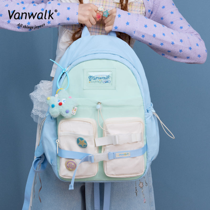 Vanwalk Large Capacity Lucky Star Backpack V2889