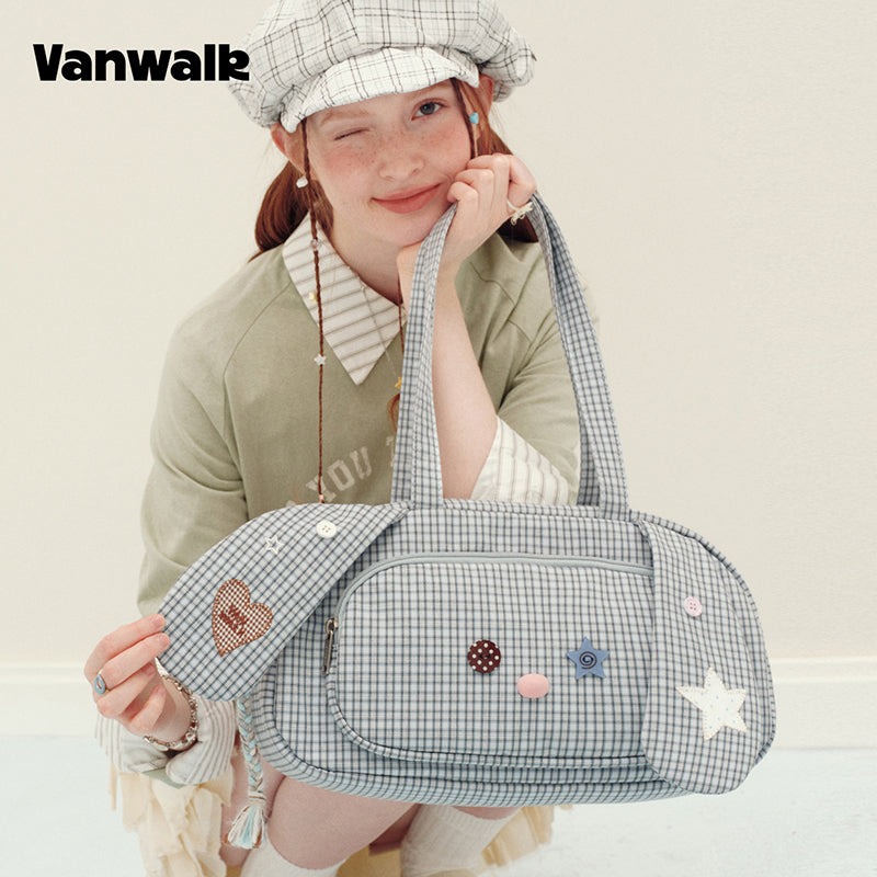 กระเป๋าสะพายไหล่แบบสมุดบันทึกดีไซน์น่ารักชุดบ้าน vanwalk รุ่น v3019