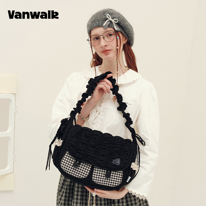 VANWALK Journal House Series Original Shoulder Bags Handbag V3021