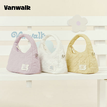 VANWALK Gulugulu 系列原創星星鏤空迷你肩背包 PU 手提包 V3051